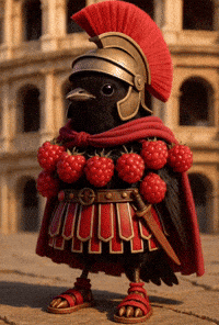 Roman Emperor Bird GIF