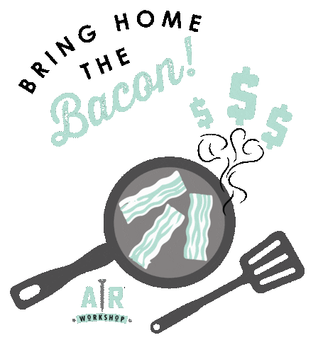 make it rain money Sticker by Anders Ruff Workshop