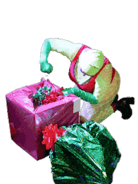 Punch Grinch Sticker