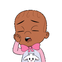 Tired Serena Williams Sticker by Qai Qai