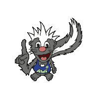 AWIGO_OS trash info osnabrück skunk Sticker