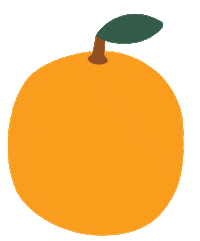 Orange I Am Thirsty Sticker by I AM BOARD