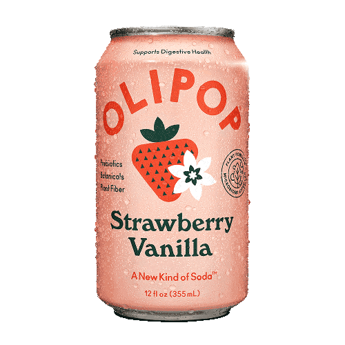 Strawberryvanilla Sticker by OLIPOP