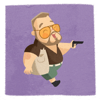 The Big Lebowski Animation GIF by CL