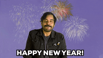 Happy New Year Fireworks GIF by Mega 64