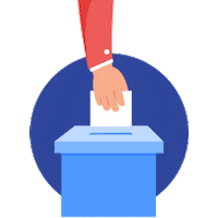 Register To Vote La Reina Sticker by Gonzalo de la Carrera