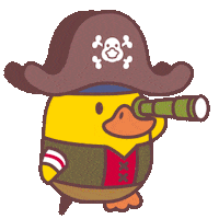 fomoduck nft duck looking metaverse Sticker