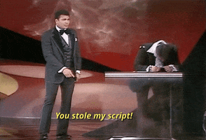 sylvester stallone you stole my script! GIF by The Academy Awards