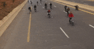 djsnake road desert crew riding GIF