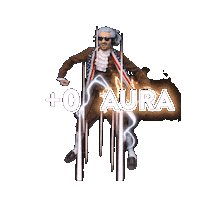 Aura Gaining Sticker
