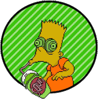 the simpsons drinking STICKER