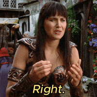Xena Warrior Princess Yes GIF