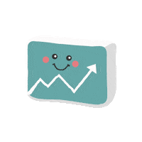 Happy Stock Market Sticker by ZippyPaws