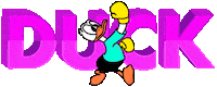 Boxing Duck Sticker by LeCercle-Boxing