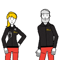 adacluftrettung check pilot arzt handclap Sticker