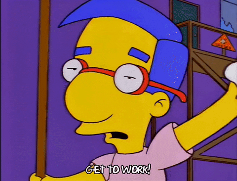 working bart simpson GIF