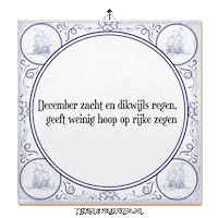 Winter December Sticker by Tegelspreuken.nl