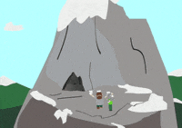 scared walking GIF by South Park 