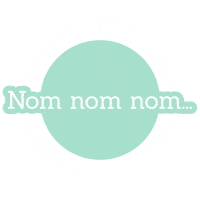 cake eating Sticker