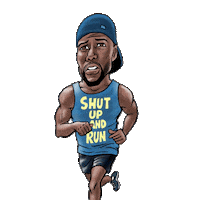 Run Running Sticker by eBibs