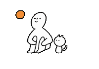Cat Home Sticker