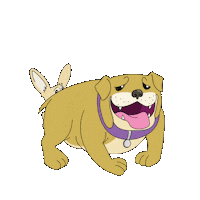 Funny Dogs Sticker by Yellow Mouse Studios