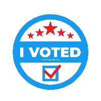 Voting Election Day Sticker by Damnjobs