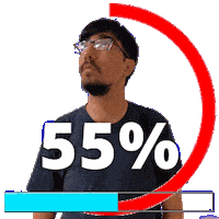 55 Percent Sticker