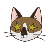 Cartoon Cat Sticker