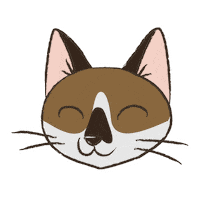 Cartoon Cat Sticker