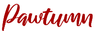 Pawtumn Sticker by silverpetprints