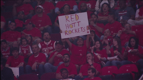 excited houston rockets GIF by NBA