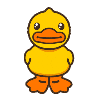 Happy Sticker by B.Duck