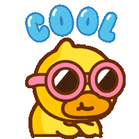 Happy Cutie Sticker by B.Duck