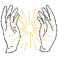gabrielarazazi magic hands reiki Sticker