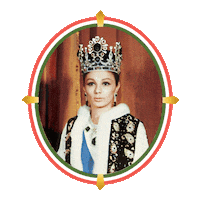 Pahlavi Sticker by Golesorkh Co.