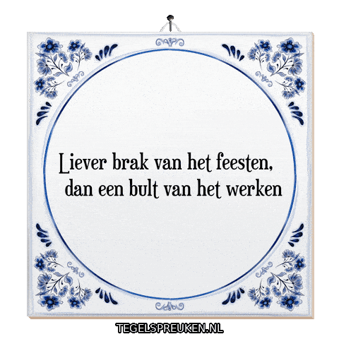 Ontspanning Spreuk Sticker by Tegelspreuken.nl
