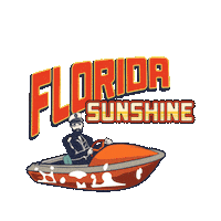CrookedCan beer florida sunshine craft beer Sticker
