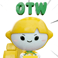 3D Lemon Sticker