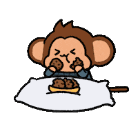 Hungry Snack Sticker by Chimpers