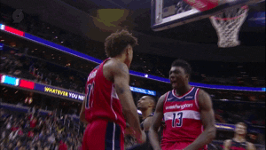 excited kelly oubre jr. GIF by NBA