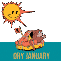 Dry January Money Sticker by Harmon's Non-Alc Craft Beer