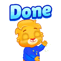 Mission Accomplished Ok Sticker by Lucas and Friends by RV AppStudios