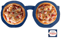 Hungry Pizza Sticker by Original Wagner