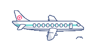 QixxitGmbh travel plane aircraft reisen Sticker