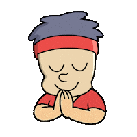 Peace Thank You Sticker by dowithtera