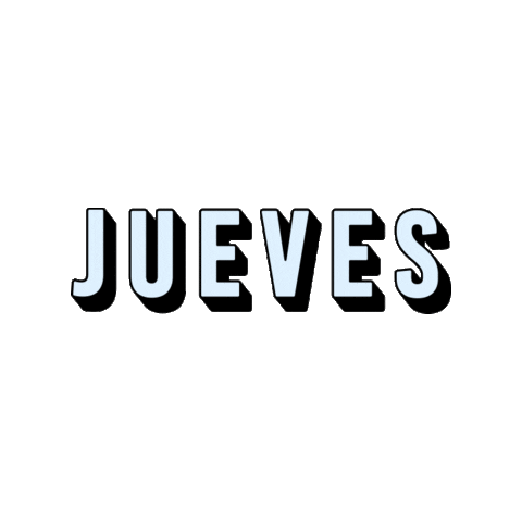Thursday Jueves Sticker