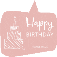 Happy Birthday Sticker by Hanse Haus