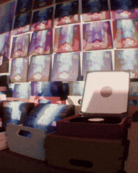 Vinyl Record Store GIF by SheepyandWooly