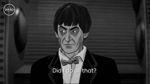 Patrick Troughton Lol GIF by Doctor Who